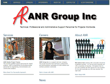 Tablet Screenshot of anrgroupinc.com